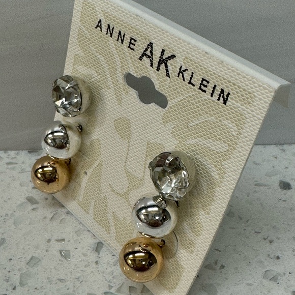 ANNE KLEIN STUD EARRINGS - Picture 3 of 13